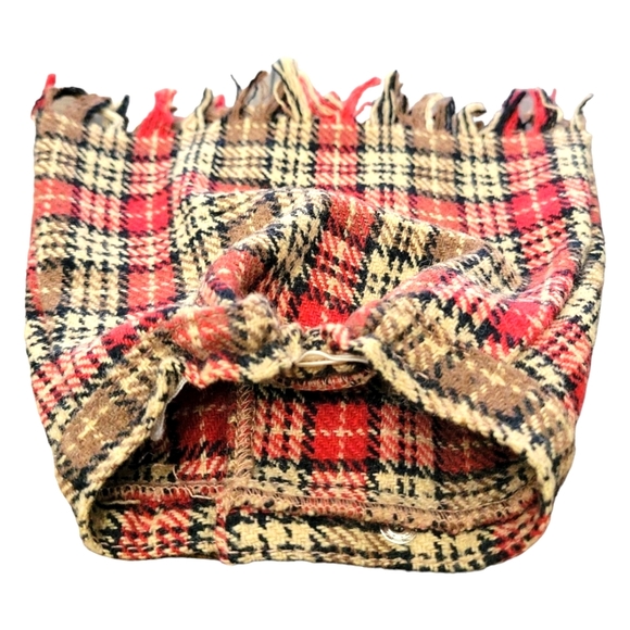 Doll Plaid Skirt Red & Brown & Matching Scarf American Girl Sized (18" Doll) - Picture 4 of 7